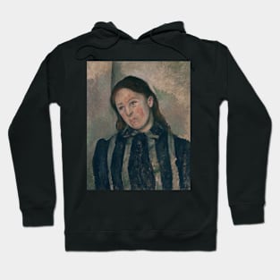 Portrait of Madame Cezanne by Paul Cezanne Hoodie